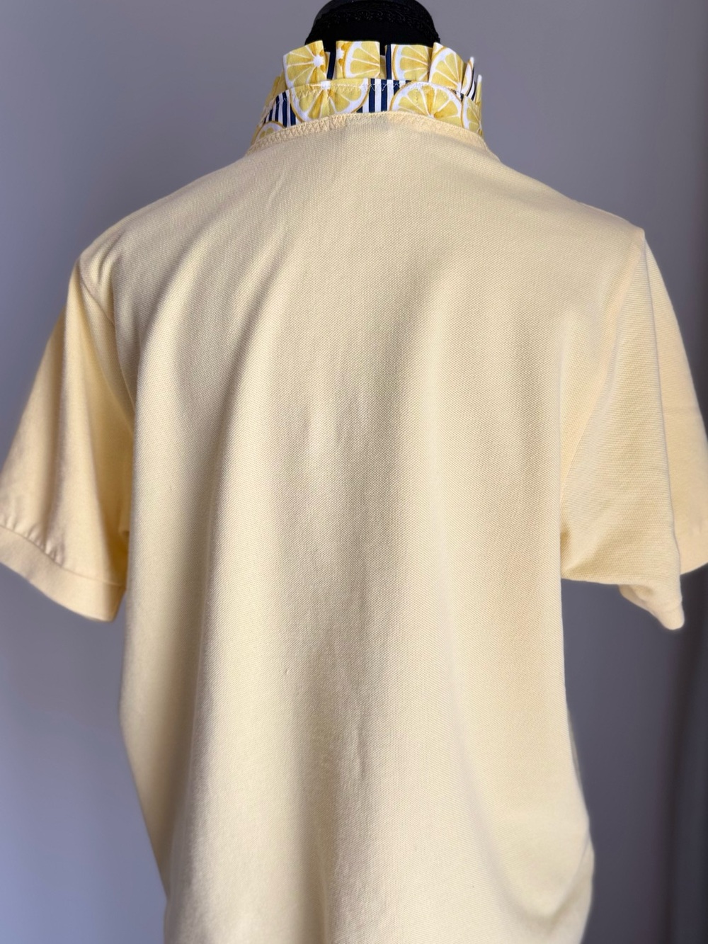 Reworked Ralph Lauren Polo โ Yellow Lemon Ruffle Collar ๐ - Picture 7 of 10